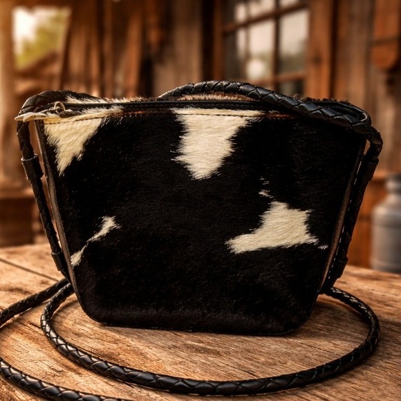 Alexis David Handbags - Alexis David Genuine Cowhide Crossbody Purse Western Handbag